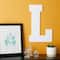 6 Pack: 13" White MDF Uppercase Letter by Make Market®